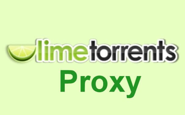 A laptop screen displaying LimeTorrents proxy sites for secure and anonymous torrent access.