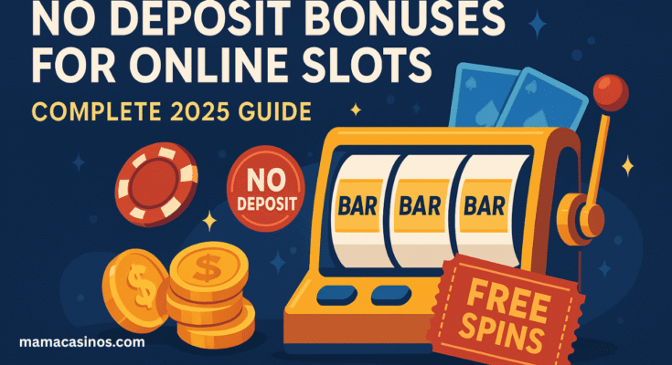No deposit bonuses to play online slots guide 2025