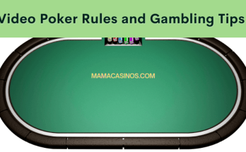 video poker rules and tips