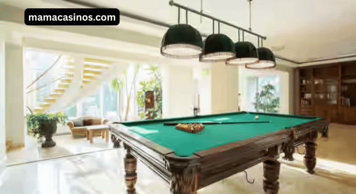 High-quality Diamond Pool Table in a modern game room setup