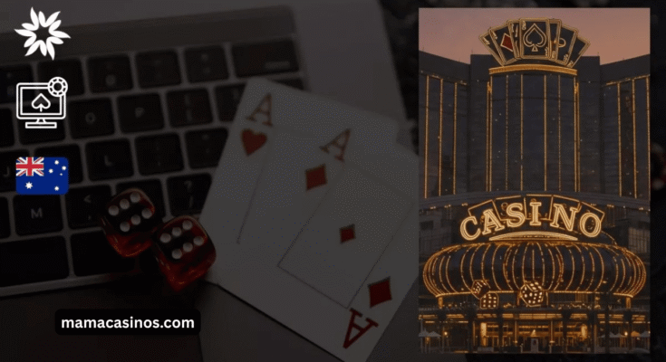 Casino review process for top Australian online casinos including safety checks, bonuses, and game selection