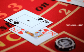 Blackjack 2025 online table with cards, chips, and dealer hand in a virtual casino