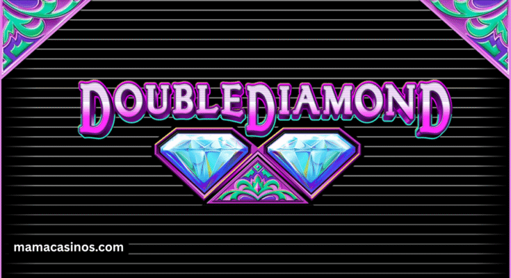 Double Diamond Slots classic 3-reel slot machine with wild symbols and big payouts