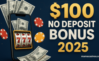 $100 No Deposit Bonus Codes 2025 – Free Casino Bonus