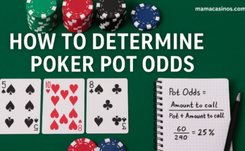 how to determine poker pot odds at the table