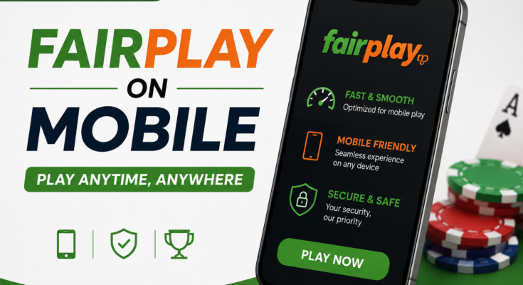 Fairplay on mobile casino platform with smartphone and secure mobile gaming features