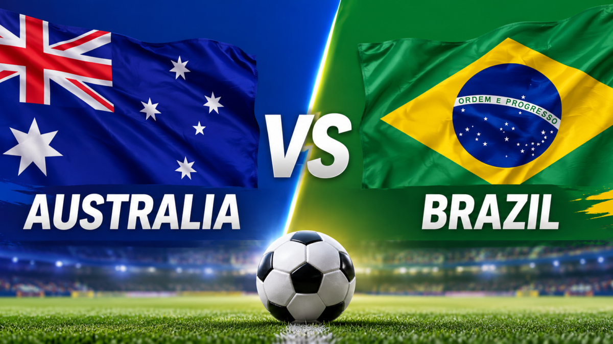 Australia vs Brazil: Match Details, Schedule, Head-to-Head, Players & Live Updates