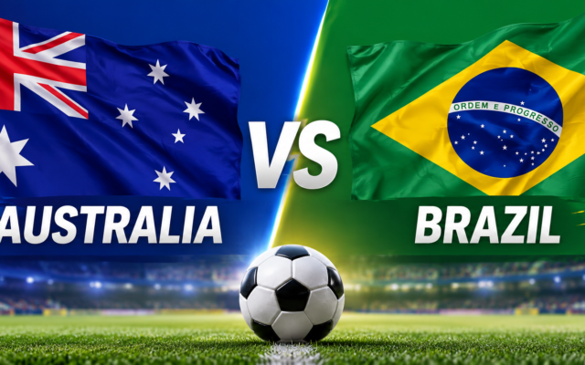 Australia vs Brazil: Match Details, Schedule, Head-to-Head, Players & Live Updates