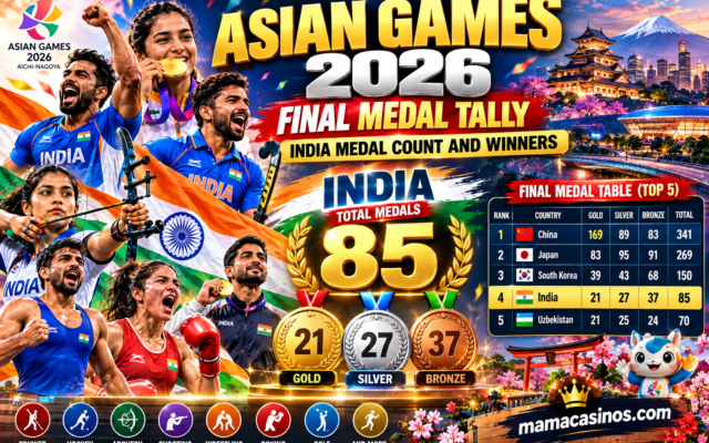 Asian Games 2026 Final Medal Tally: India Medal Count and Winners