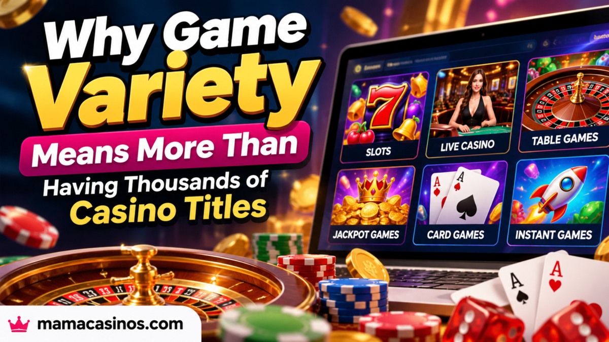 Why Game Variety Means More Than Having Thousands of Casino Titles