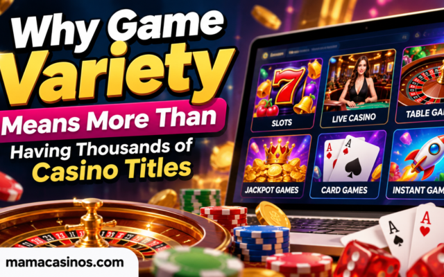 Why Game Variety Means More Than Having Thousands of Casino Titles